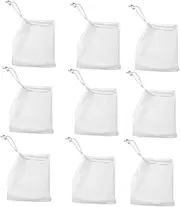 Ipetboom Multi-function Soap Nets 30pcs Soap Saver Bag Handmade Mesh Bag for Bathing