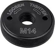 Yakamoz M14 Thread Angle Grinder Pressure Plate, Quick Release Pressure NO Wrench Needed Plate Part Angle Grinder Lock Nut Metal for Cutting Disc