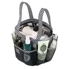 Mesh Shower Bag Caddy 8 Pocket Bathroom Tote Toiletry Bath Organizer Portable
