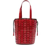 [Dragon Diffusion] Dragon Diffusion Leather Bucket Bag ONE SIZE RED