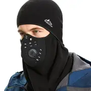 Golovejoy Winter Warm Cycling Helmet Hi-tech Breathable Fabric Soft Windproof Face Mask for Riding Hiking Skiing Camping