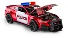 Chevrolet Police 911 USA Car Model Red Diecast Pull-Back Function Pop The Hood
