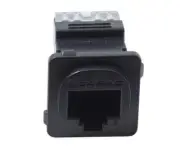 Cabac JACK CAT6 KATT 10PK BLACK J6BK/10 x 10