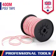 400-Meter Electric Fence Wire Poly Tape Stainless Steel Temporary Fencing Kit
