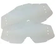 2x 100% Strata Accuri Roll OFF LENS ANTI FOG SCRATCH Clear Motocross Enduro MTB