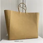 磨砂吸水牛皮BROWN BAG 简单款大购物袋 TOTE 旅行包 手提包32＊32