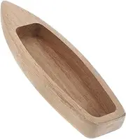Vaguelly Wooden Miniature Boat Model Unfinished Boat Craft Decoration for Home Office Create Your Own Design for Friends Unique Decor Compact Lightweight
