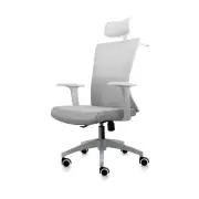 Fantech OC-A258 Breathable Mesh Ergonomic Office Chair (White)
