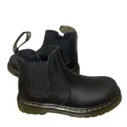 Dr. Martens Softy T 2976 J Child Toddler Size 11 Black Zip Boot Chelsea Leather
