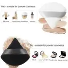 Cosmetic Puff Triangle Pk 4 MakeUp Tool Reusable Cotton Sponge Powder Puffs Soft