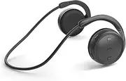 VOGHERB Bluetooth Headphones On Ear: Wireless Sports Headphones with TF Card Voice Call/Stereo Microphone Headset Bluetooth Foldable & Portable, Waterproof Sweat Sports Headphones (Black)