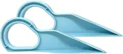 Extra Large Ergonomic Mattress Lifter, 2 Pcs 38cmx7.3cm Ergonomic Mattress Lifter Tool for Changing Sheets Bed Making Alleviate Back Pain, Blue Mattress Helper for Changing Sheets