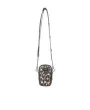 camouflage-print mini messenger bag One size Gray