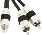 Stinger SI82YM Car Audio 8000 Series 1 Female - 2 Male Rca Y-Adaptor Cable New