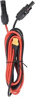 12AWG Solar Cable Connector to XT60 Adapter, 20.5A Current, UL94 V 0 Fire Rating, for Portable Solar Panel Generator Power Station