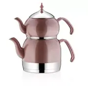 Korkmaz A226-02 Rena Glitter Turkish Teapot Set for Stovetop 18/10 Stainless ...