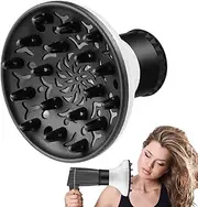 Adjustable Hair Diffuser - Portable Hair Dryer Diffuser, Volumizing Hair Diffuser Drying | Multifunctional Curly Hair Dryer Salon Diffuser Adjustable Tools