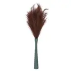 6PCS Faux Pampas Grass Tall, 43"/109cm Artificial Fluffy Grass Stems, Taupe