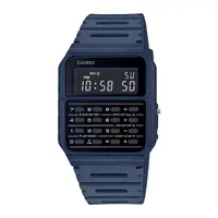 在飛比找momo購物網優惠-【CASIO 卡西歐】復古計算機電子錶 橡膠錶帶 全自動日曆