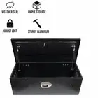 Labwork Aluminum Black Tool Box For Pickup Trailer Truck Storage 30 Inch