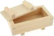 Wooden Rectangular Sushi Press Mold Maker Oshizushi Rice Cake Box 7x4 inch 3131