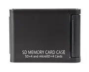 Kenko SD card case black 704370 AS SD4 BK SD microSD F/S w/Tracking# Japan New