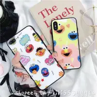 在飛比找蝦皮購物優惠-IPHONEX💫新品💥ELMO 芝麻街 滿版 彩色 手機殼 