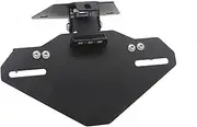 Motorcycle LED Light License Plate Holder for Aprilia RS 660 RS660 2020-2021 Motorcycle Rear License Plate Mount Holder Black License Bracket with LED Light