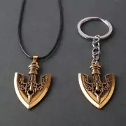 Anime Jojo's Bizarre Adventure Necklace Kujo Jotaro Arrow Metal Pendant Necklace