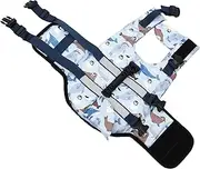 SUPVOX Djustable Neck Chest Life Jacket for Dogs Swimming Handle for Rafting Kayaking Boating