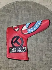 Scotty Cameron Circle T Putter Headcover 2023 Red Industrial USA RARE.