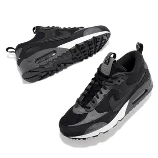 Nike 休閒鞋 Wmns Air Max 90 Futura 黑 灰 氣墊 女鞋 【ACS】 DM9922-003