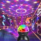 Club Lighting Ball USB Charging Disco Ball Party Lights for Home Dance Parties