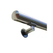 Unbranded Deck Railing System Anodized Aluminum Handrail Kit W/ Bracket Silver