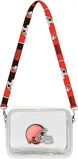 Littlearth Cleveland Browns NFL Clear Fanny Fan Purse