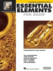 Essential Elements for Band Eb Baritone Saxophone Book 1 Beginner & Online Media