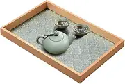 Hobngmuc Food Tray | Coffee Table Tray,Begonia Embossed Tray with Crabapple Pattern for Kitchen Countertop Home Decor for Table