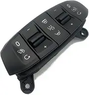 Speed Cruise Control Switch Panel Steering Wheel Button Module Replacement for Scania Truck - Compatible with OE 2545507, 254550710, 75J016 - Direct Fit Cruise Control Switch Assembly