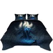 Animal Art Divine Within God Wolf Coverlet