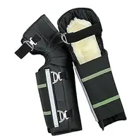 [Generic] Knee Pads Motorcycle | Adjustable Wool Motorcycle Knee Shin Guards - Windproof Leg Gaiter Knee Brace Guards Leggings Covers for Outdoor, Camping Cycling