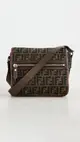 [What Goes Around Comes Around] Fendi Brown Zucca Shoulder Bag