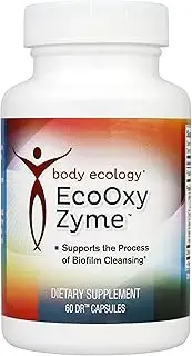 Body Ecology EcoOxyZyme | Multi-Enzyme Digestive Supplement | Supports Immune System & Gut Health | Helps Disrupt Biofilm Buildup | 60 Capsules