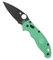 Spyderco Blade HQ Exclusive Manix 2 LW - Mint Green FRCP - Black M4