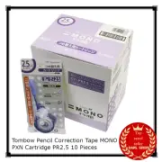 Tombow Pencil Correction Tape MONO PXN Cartridge PR2.5 10 Pieces CBP