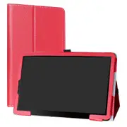 MCC For Samsung Galaxy Tab A 10.5 T590 T595 Smart Folio Case Cover PU Leather [Red]