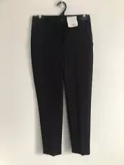 Topshop Black High Waist Cigarette Pants Size 8