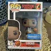 Funko Pop Tv Stranger Things Walmart Exclusive Basketball Lucas #1246+Protector