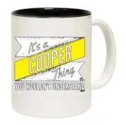 Cooper V2 Surname Thing Mug Cup