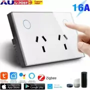 16A For Smart Google Alexa Zigbee Tuya Touch Glass Switch GPO Power Point Panel
