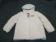 Pokémon × Skechers S2F PIKACHU Reversible Full-Zip Sherpa Hoodie Jacket KIDS XL